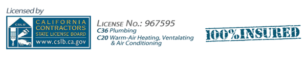 AAP-All American Plumbing Licensed and Insured C-36 and C-20  No. 967595